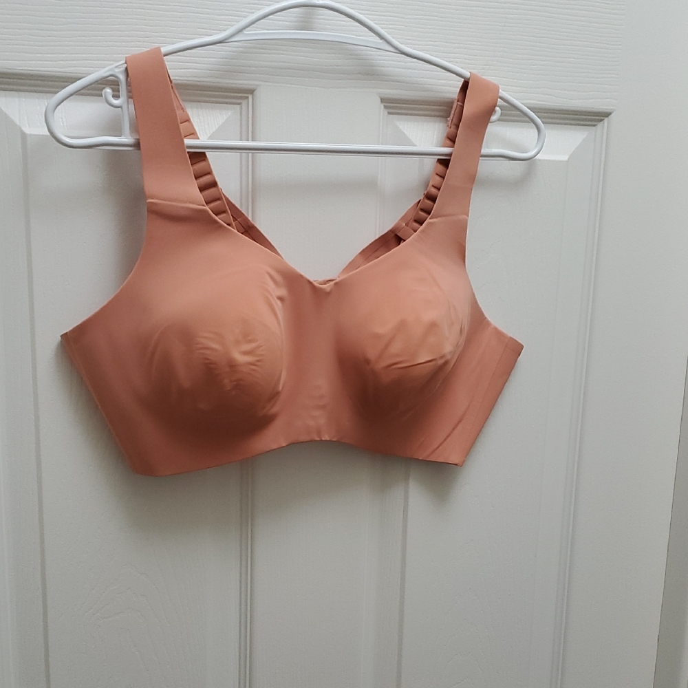 Knix Catalyst Sports Bra In Pink Ginger